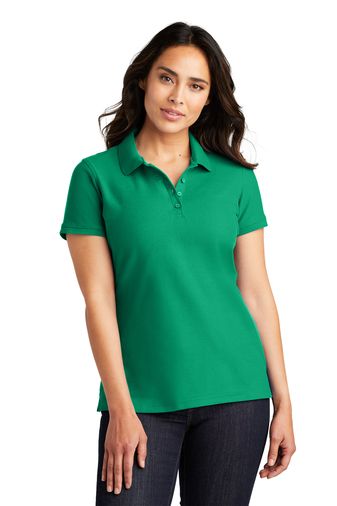 Port Authority Ladies Core Classic Pique 4.4 oz 60/40 Cotton/Poly Polo Shirt
